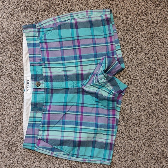 Old Navy Pants - Old Navy Plaid Shorts